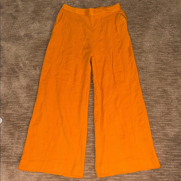 Free People Pants - Free People Orange Wide Leg Pants